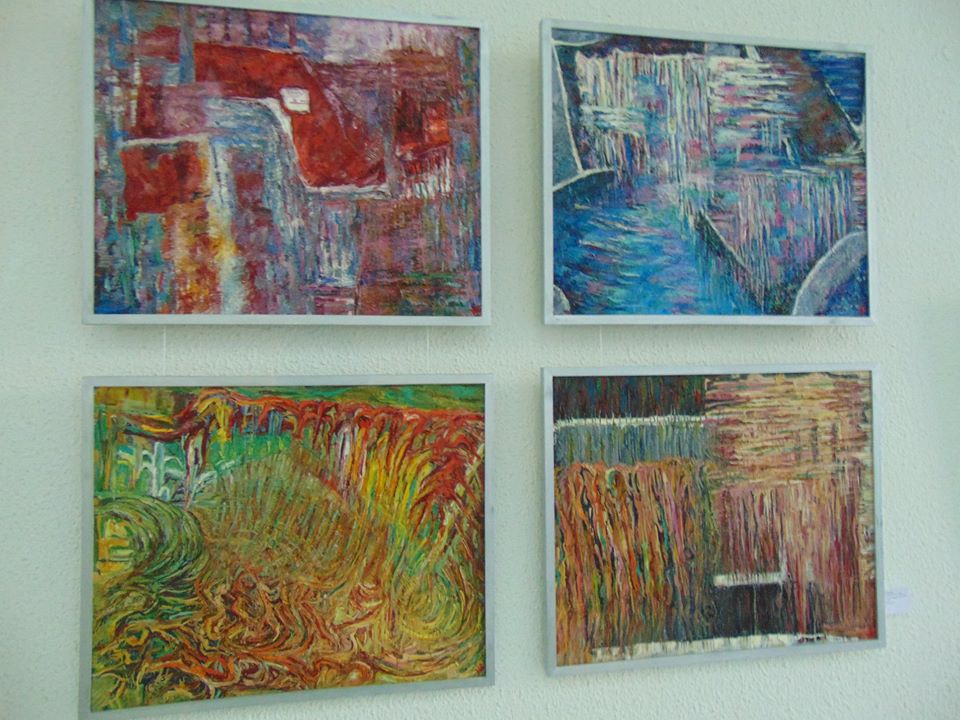 Artistul plastic Sergiu Bădrăgan și-a expus lucrările la Centrul ”C. Brâncuși”